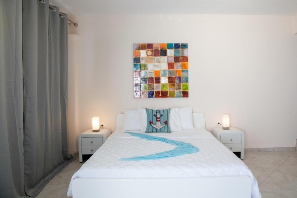 Two-bedroom apartment terrace with private outdoor jacuzzi at sunrise